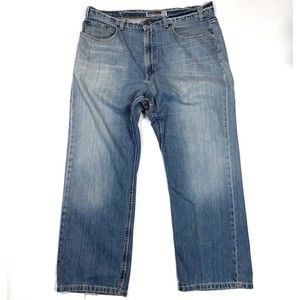 Vintage 90s Old Navy Mens Men's 38x30 Loose Fit Light Blue Classic Denim Jeans
